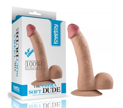 Реалистичный фаллоимитатор на присоске The Ultra Soft Dude 20 см, Ø 4,5 см Реалистичный фаллоимитатор на присоске The Ultra Soft Dude 20 см, Ø 4,5 см