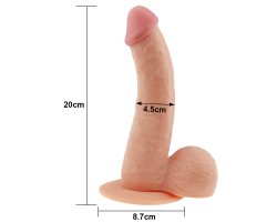 Реалистичный фаллоимитатор на присоске The Ultra Soft Dude 20 см, Ø 4,5 см-foto7