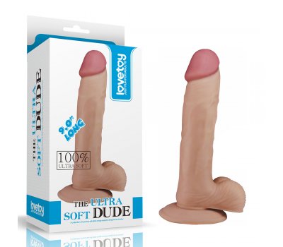 Реалистичный фаллоимитатор на присоске The Ultra Soft Dude 22 см, Ø 4,5 см Реалистичный фаллоимитатор на присоске The Ultra Soft Dude 22 см, Ø 4,5 см