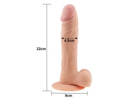 Реалистичный фаллоимитатор на присоске The Ultra Soft Dude 22 см, Ø 4,5 см-foto2