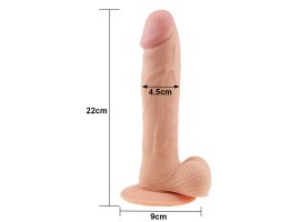 Реалистичный фаллоимитатор на присоске The Ultra Soft Dude 22 см, Ø 4,5 см-foto7