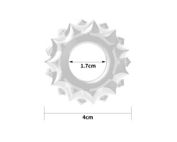 Эрекционное кольцо прозрачное Power Plus Cock Ring Ø 2-4 см-foto5