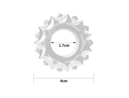 Эрекционное кольцо прозрачное Power Plus Cock Ring Ø 2-4 см-foto5
