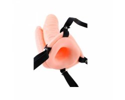 Фаллопротез для двойного проникновения Unisex Hollow Double Penetrator, 16 см, Ø 4 см-foto4