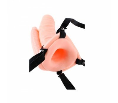 Фаллопротез для двойного проникновения Unisex Hollow Double Penetrator, 16 см, Ø 4 см Фаллопротез для двойного проникновения Unisex Hollow Double Penetrator, 16 см, Ø 4 см