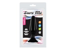 Черная анальная пробка S Lure me, Ø 1 - 2,7 см-foto7
