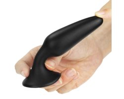 Черная анальная пробка S Lure me, Ø 1 - 2,7 см-foto6