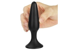 Черная анальная пробка S Lure me, Ø 1 - 2,7 см-foto4