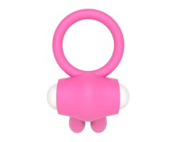 Розовое виброкольцо Power Clit Cockring Rabbit-foto7