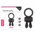 Черное виброкольцо Power Clit Cockring Rabbit Черное виброкольцо Power Clit Cockring Rabbit