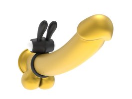 Черное виброкольцо Power Clit Cockring Rabbit-foto4