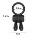 Черное виброкольцо Power Clit Cockring Rabbit Черное виброкольцо Power Clit Cockring Rabbit