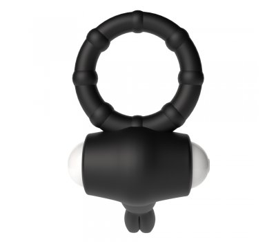 Черное виброкольцо Power Thrill Clit Cockring Ø 2,3 см Черное виброкольцо Power Thrill Clit Cockring Ø 2,3 см