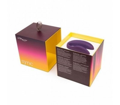 We-Vibe Sync Фиолетовый вибромассажер для пар с дистанционным пультом We-Vibe Sync Фиолетовый вибромассажер для пар с дистанционным пультом
