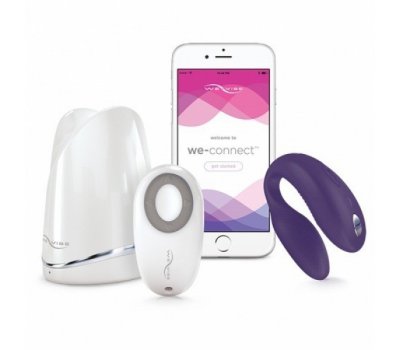 We-Vibe Sync Фиолетовый вибромассажер для пар с дистанционным пультом We-Vibe Sync Фиолетовый вибромассажер для пар с дистанционным пультом