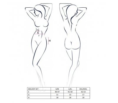 Комплект балерины Melody Set S/M Комплект балерины Melody Set S/M