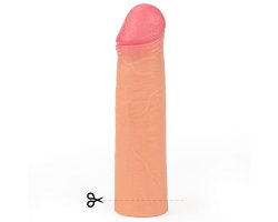 Насадка на пенис Revolutionary Silicone Nature Extender телесная плюс 6 см, 17,8 см, Ø 4,5 см-foto5