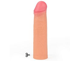 Насадка на пенис Revolutionary Silicone Nature Extender телесная плюс 6 см, 17,8 см, Ø 4,5 см-foto5