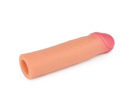 Насадка на пенис Revolutionary Silicone Nature Extender телесная плюс 6 см, 17,8 см, Ø 4,5 см-foto2