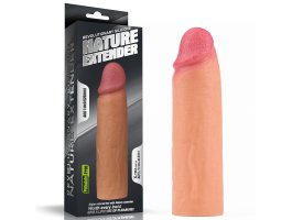 Насадка на пенис Nature Extender телесная плюс 3,5 см, 16,5 см, Ø 4,5 см Насадка на пенис Nature Extender телесная плюс 3,5 см, 16,5 см, Ø 4,5 см