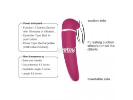 Вакуумный стимулятор клитора Toyz4Partner розовый-foto2