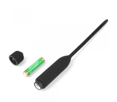Уретральный буж с вибрацией Silicone Vibrating Urethral Dilator 11,5 см, Ø 0,5 см Уретральный буж с вибрацией Silicone Vibrating Urethral Dilator 11,5 см, Ø 0,5 см