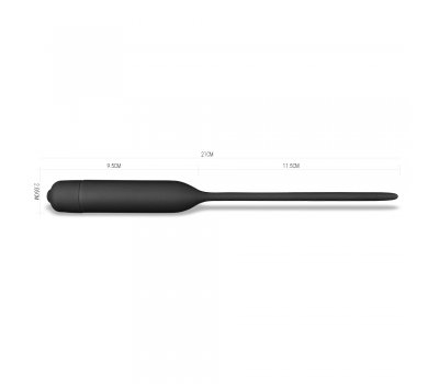 Уретральный буж с вибрацией Silicone Vibrating Urethral Dilator 11,5 см, Ø 0,5 см Уретральный буж с вибрацией Silicone Vibrating Urethral Dilator 11,5 см, Ø 0,5 см