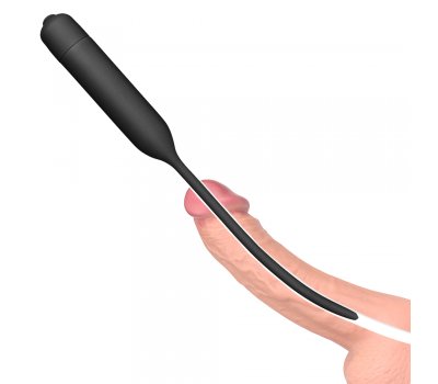Уретральный буж с вибрацией Silicone Vibrating Urethral Dilator 11,5 см, Ø 0,5 см Уретральный буж с вибрацией Silicone Vibrating Urethral Dilator 11,5 см, Ø 0,5 см
