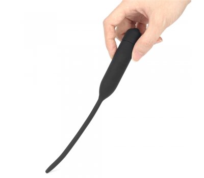 Уретральный буж с вибрацией Silicone Vibrating Urethral Dilator 11,5 см, Ø 0,5 см Уретральный буж с вибрацией Silicone Vibrating Urethral Dilator 11,5 см, Ø 0,5 см