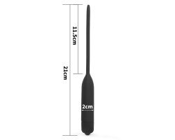 Уретральный буж с вибрацией Silicone Vibrating Urethral Dilator 11,5 см, Ø 0,5 см-foto5