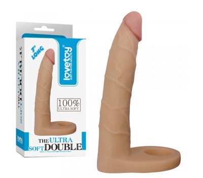 Насадка для двойного проникновения The Ultra Soft Double, 17 см, Ø 3 см Насадка для двойного проникновения The Ultra Soft Double, 17 см, Ø 3 см