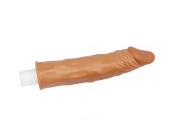 Насадка на пенис Pleasure X-tender Series мулат, 19 см, Ø 3 см-foto3