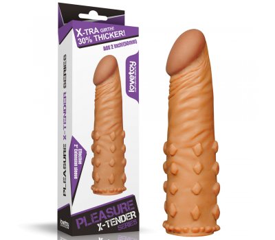 Насадка на пенис удлиняющая Super-Realistic Penis Extension Sleeve мулат, 19 см, Ø 3 см Насадка на пенис удлиняющая Super-Realistic Penis Extension Sleeve мулат, 19 см, Ø 3 см