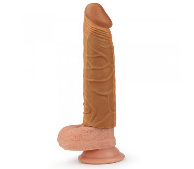 Удлиняющая насадка на пенис Super-Realistic Penis Extension Sleeve мулат, 16,5 см, Ø 3 см Удлиняющая насадка на пенис Super-Realistic Penis Extension Sleeve мулат, 16,5 см, Ø 3 см