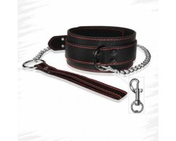 Ошейник с поводком Bondage Fetish Pleasure collar Ошейник с поводком Bondage Fetish Pleasure collar