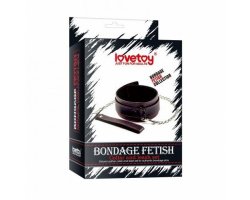 Ошейник с поводком Bondage Fetish Pleasure collar-foto6