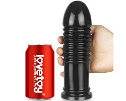 Черный фаллоимитатор King-Sized Anal Bumper 22,5 см,  Ø 5,7-foto5