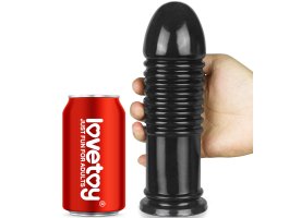 Черный фаллоимитатор King-Sized Anal Bumper 22,5 см, Ø 5,7-foto5