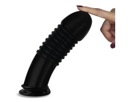 Черный фаллоимитатор King-Sized Anal Bumper 22,5 см,  Ø 5,7-foto9