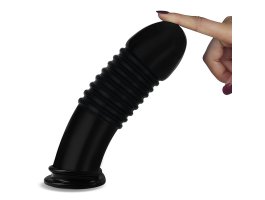 Черный фаллоимитатор King-Sized Anal Bumper 22,5 см, Ø 5,7-foto9