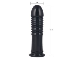 Черный фаллоимитатор King-Sized Anal Bumper 22,5 см,  Ø 5,7-foto7
