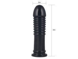 Черный фаллоимитатор King-Sized Anal Bumper 22,5 см, Ø 5,7-foto7