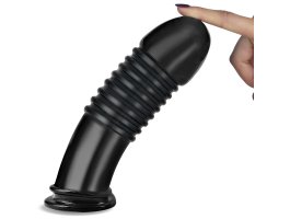 Черный фаллоимитатор King-Sized Anal Bumper 22,5 см, Ø 5,7-foto6