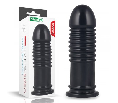 Черный фаллоимитатор King-Sized Anal Bumper 22,5 см,  Ø 5,7 Черный фаллоимитатор King-Sized Anal Bumper 22,5 см,  Ø 5,7