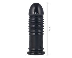 Черный фаллоимитатор King-Sized Anal Bumper 22,5 см,  Ø 5,7-foto2