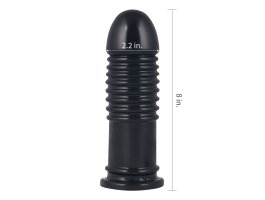 Черный фаллоимитатор King-Sized Anal Bumper 22,5 см, Ø 5,7-foto2