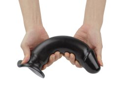 Черный фаллоимитатор King-Sized Anal Dildo 22,5 см, Ø 5 см-foto4