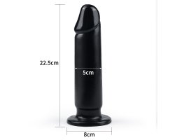 Черный фаллоимитатор King-Sized Anal Dildo 22,5 см, Ø 5 см-foto3