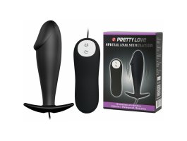Анальная втулка Anal Stimulation с проводным пультом управления, 10 см, Ø 3 см Анальная втулка Anal Stimulation с проводным пультом управления, 10 см, Ø 3 см