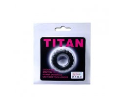 Эрекционное кольцо «Titan» черное-foto5